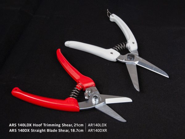ARS 21cm Hoof Trimming Shear vs 140DX 18.7cm Straight Blade Shear