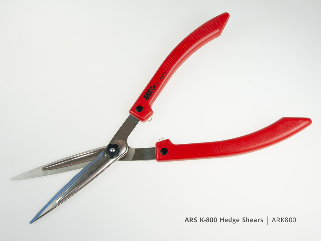 ARS K-800 Hedge Shears | Feature nickel-treated high carbon steel blades