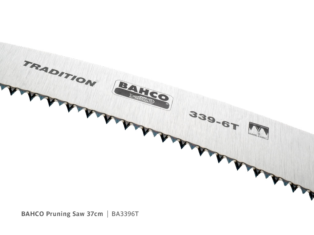BAHCO Pruning Saw 37cm | Blade detail 6TPI with hard-point teeth