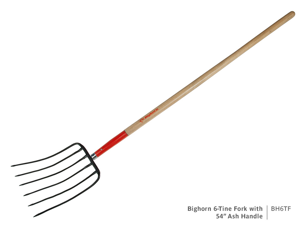 Bighorn 6-Tine Fork with 54" Ash Handle | Product code BH6TF