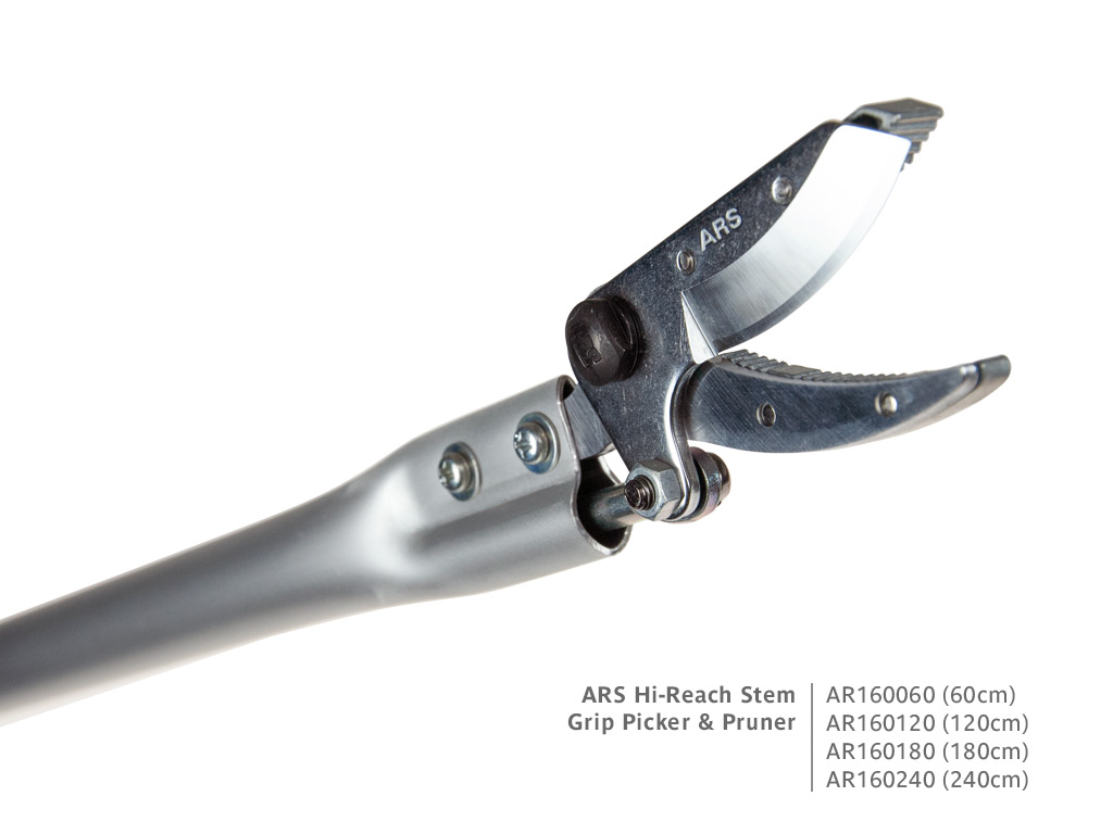 ARS AR160 Series Stem Grip Pruners | Blade & Grip Detail