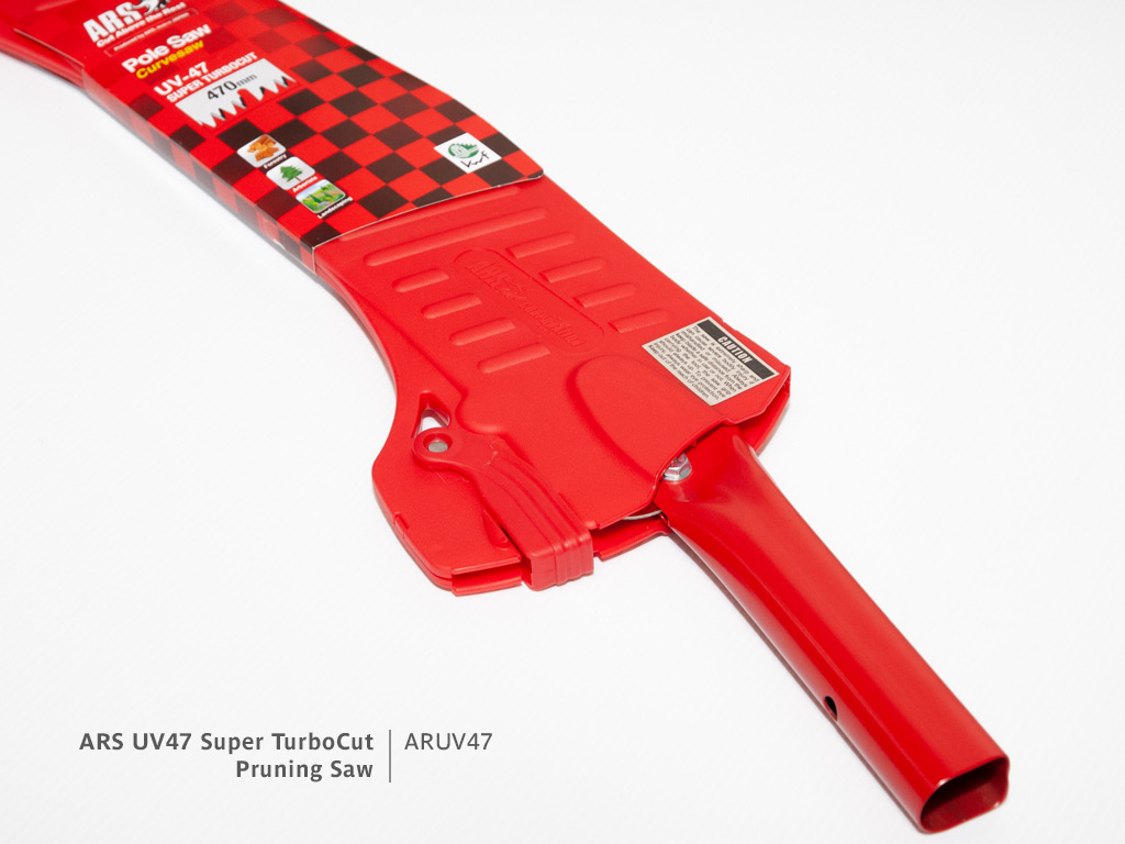 ARS Super TurboCut Pruning Saw | Secure sheath and POS Packaging