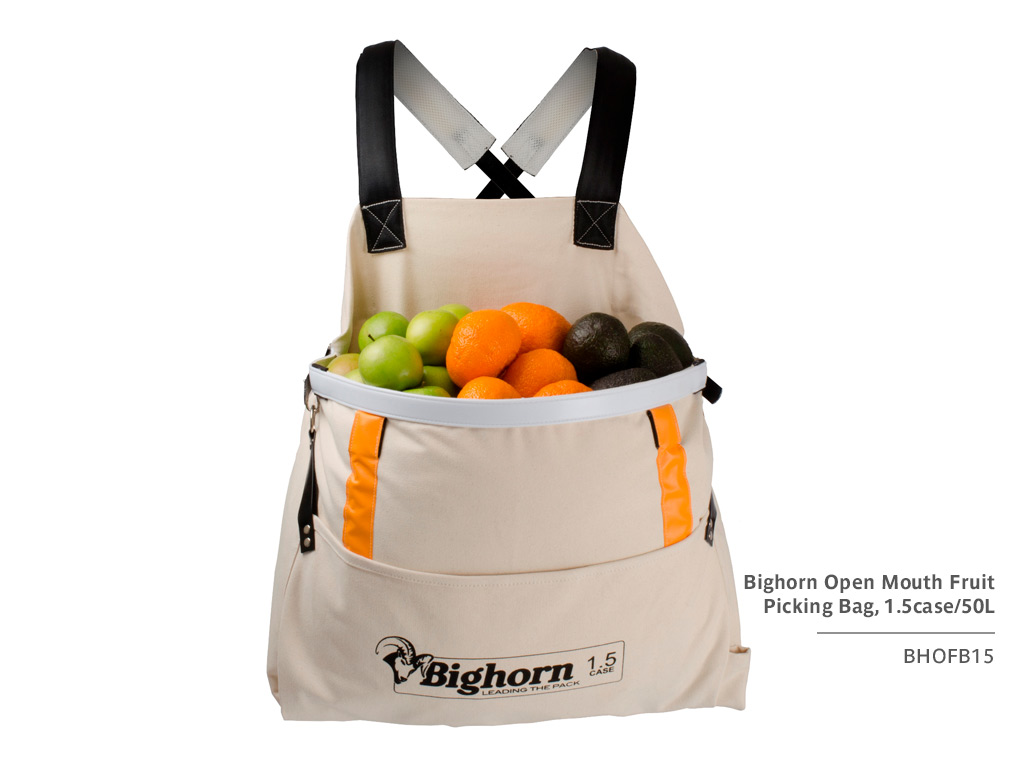 Bighorn 1.5case/50L Open Mouth Fruit Picking Bag | Product code BHOFB15