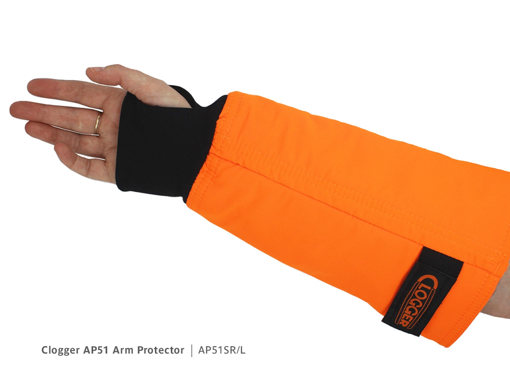 Clogger Chainsaw Arm Protector AP51 - 3 sizes - Left or Right Hand Versions