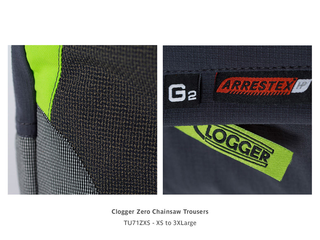 Clogger ZERO Arborist Trousers - Detail Photos