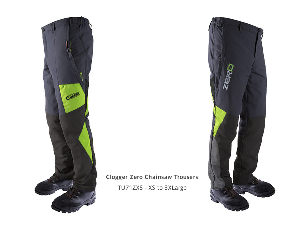 Clogger Zero Chainsaw Trousers | Product code TU71Z - XS to 3XL