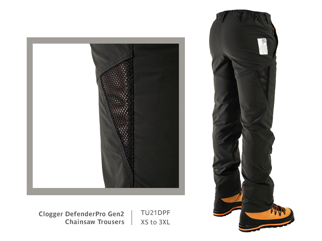 Clogger DefenderPro Gen2 Chainsaw Trousers | Vent Detail
