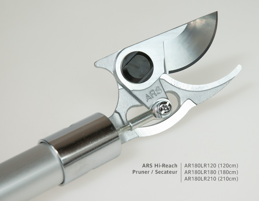 ARS Hi-Reach Pruner - Secateur | Cutting Head Detail